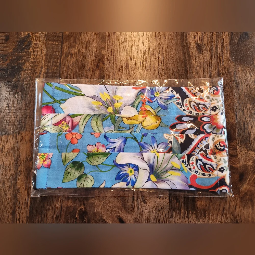 JOHNNY WAS Floral Patterned Face Mask